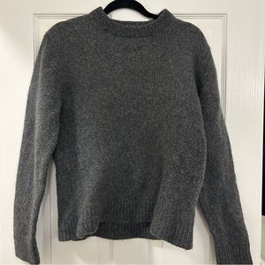 Gray LL Bean Wool Sweater